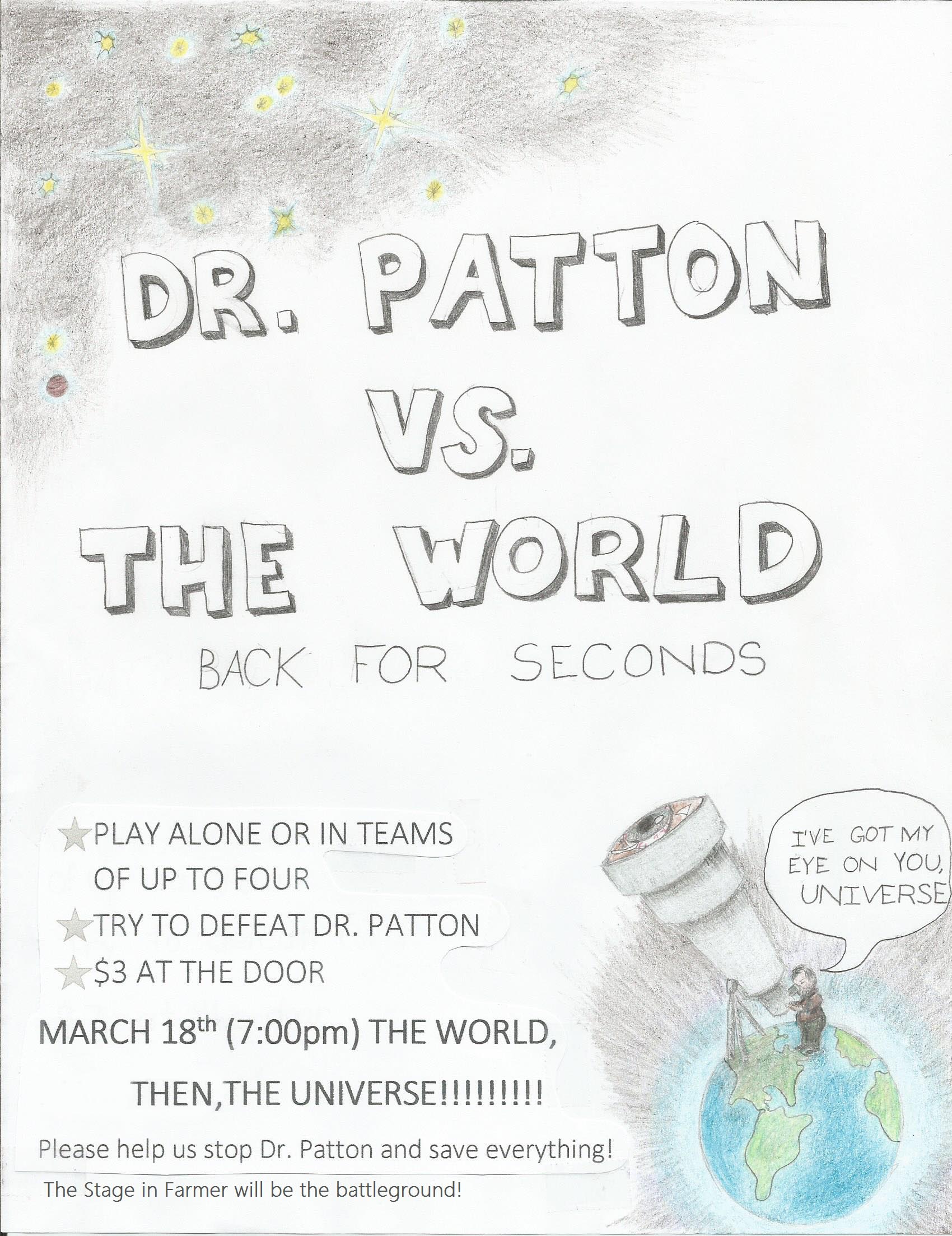 Dr. Patton vs The World Poster