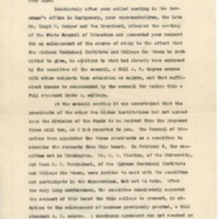 1922-1923 Session Report Letter to the Governor and Board of Trustees