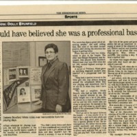 Birmingham News Article Featuring Delores &quot;Dolly&quot; Brumsfield White.
