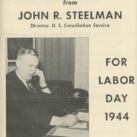 Dr. John R. Steelman, Director of the US Conciliation Service