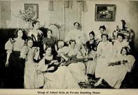 Group of School Girls At Private Boarding House