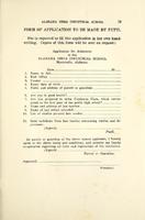 Application for Admission to Alabama Girls Industrial School